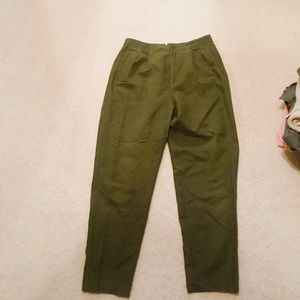Vintage green pants